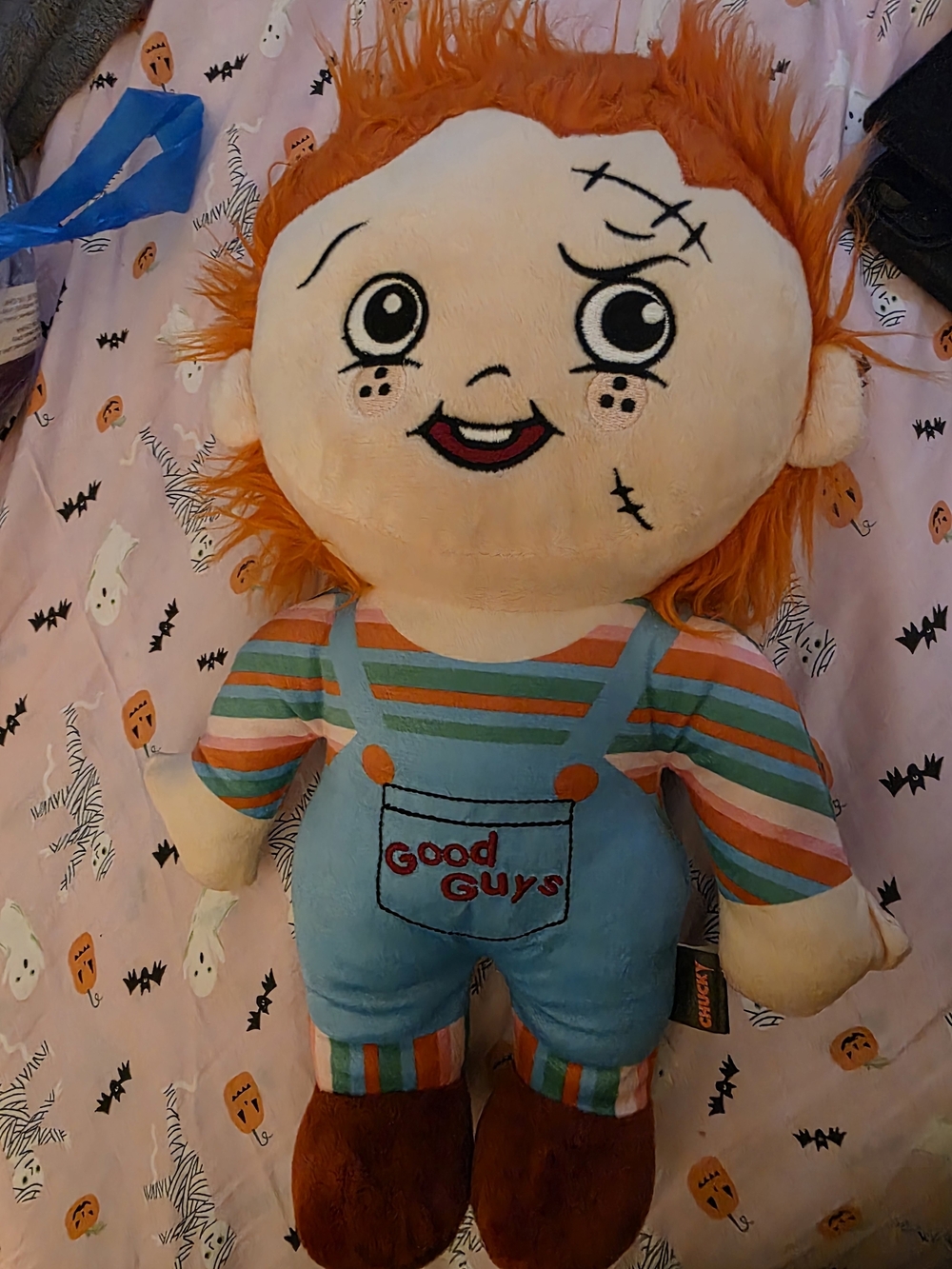 CHUCKY!!!!!Good Guys Plush DOG TOY  Orange Hair